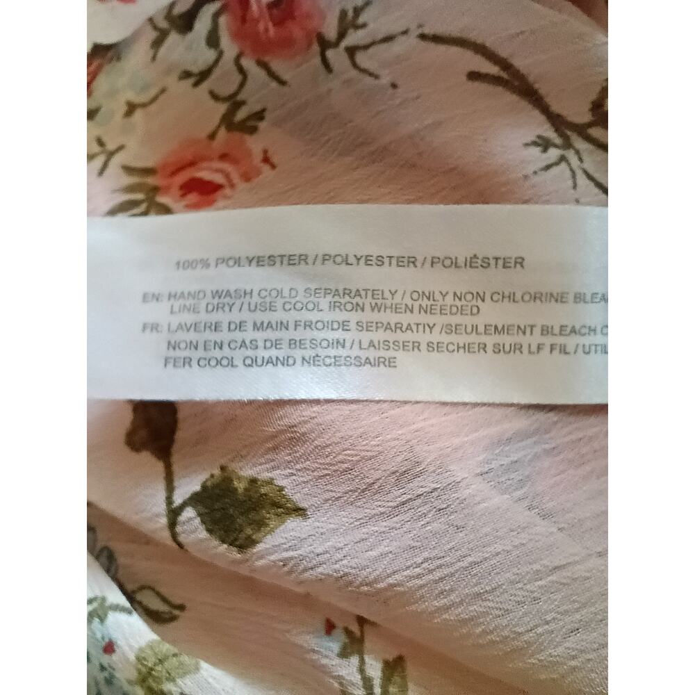 Bog Collective Floral Cottagecore Kimono Lightweight Summer Large - Picture 5 of 5